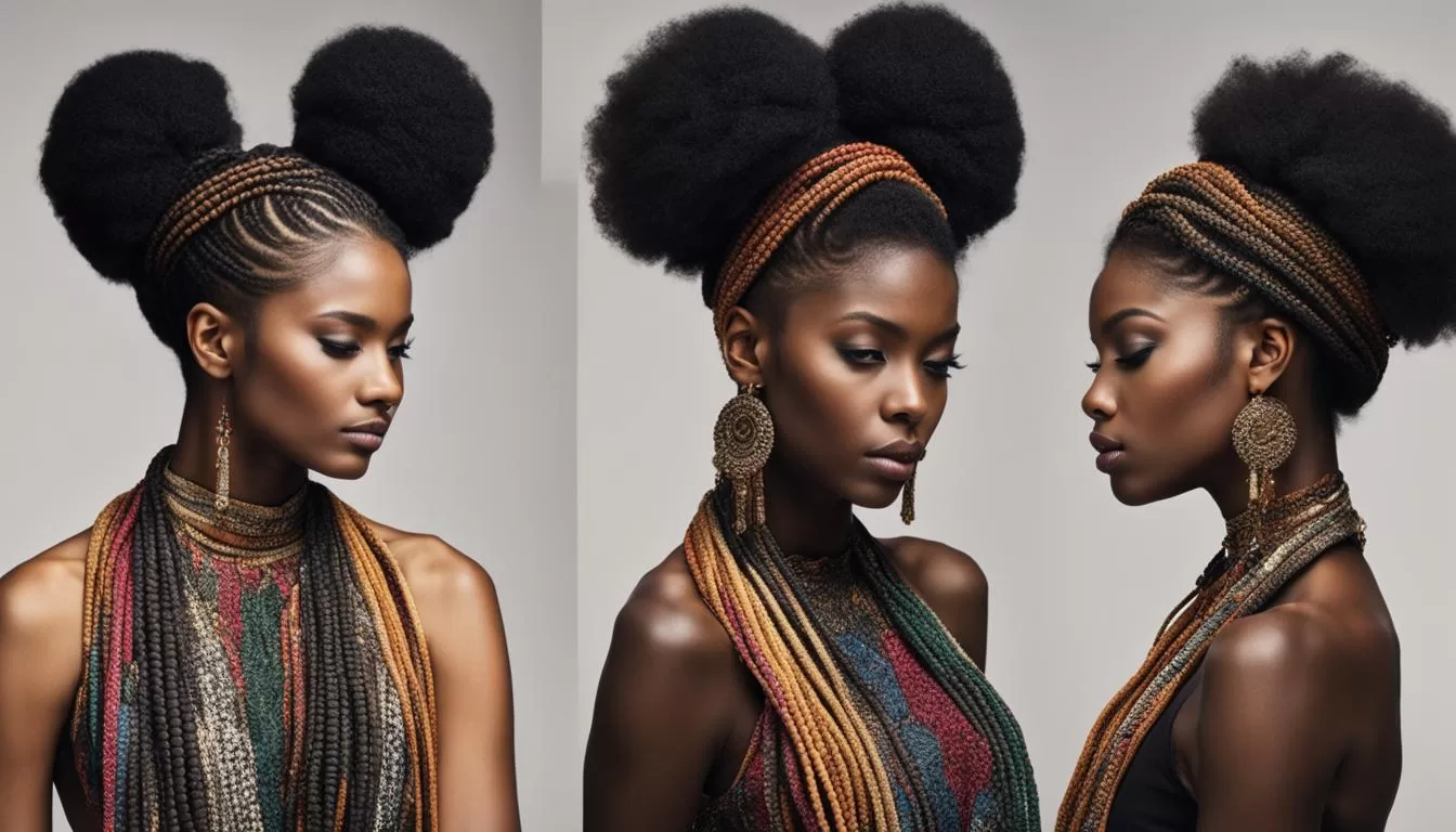 Penteado com Tranças Afro