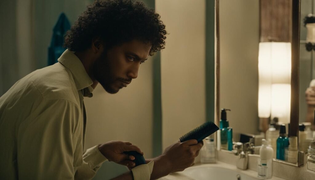 Pentear cabelo cacheado masculino