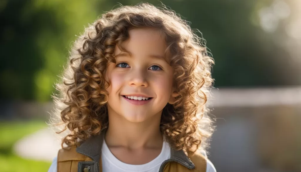 cabelo cacheado 3a infantil