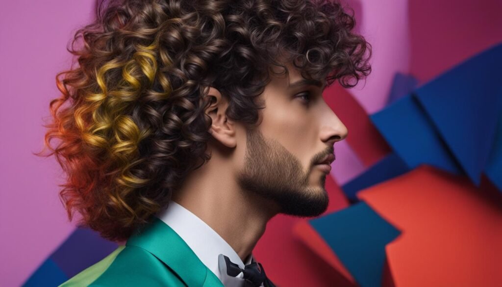 cabelo cacheado masculino