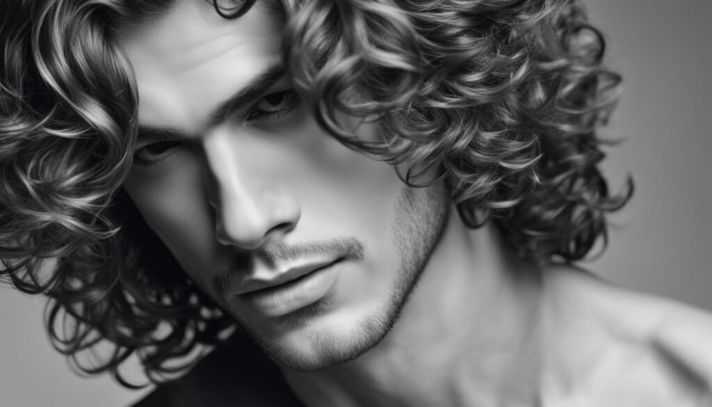 corte em camadas para cabelo cacheado masculino