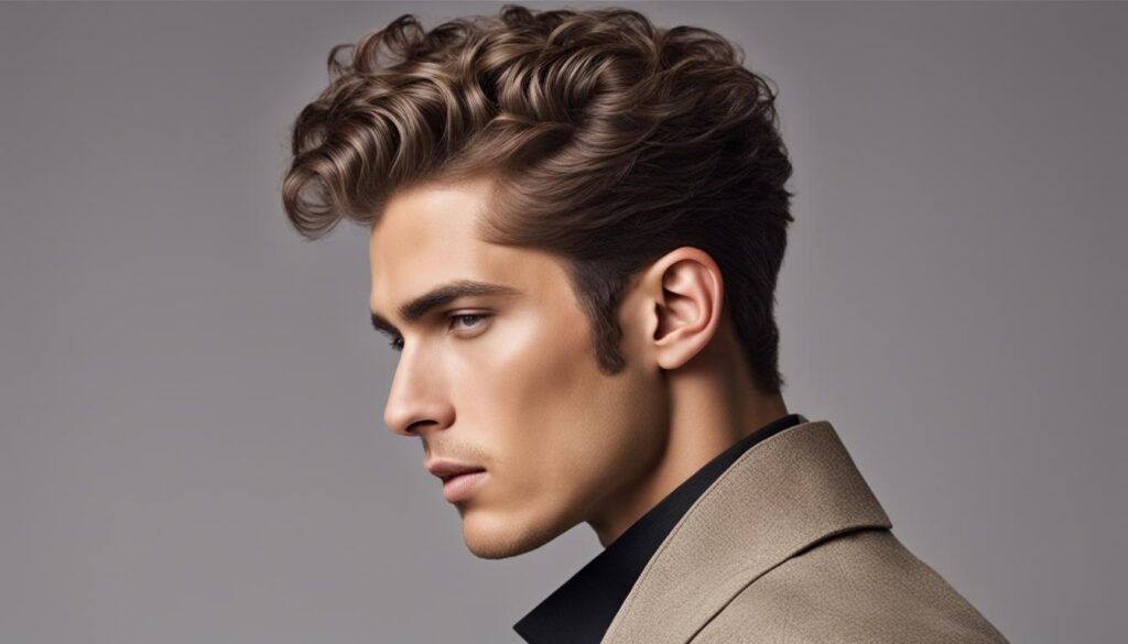 corte slick back masculino