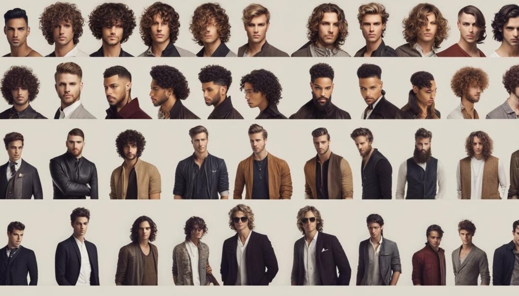 cortes de cabelo cacheado masculino