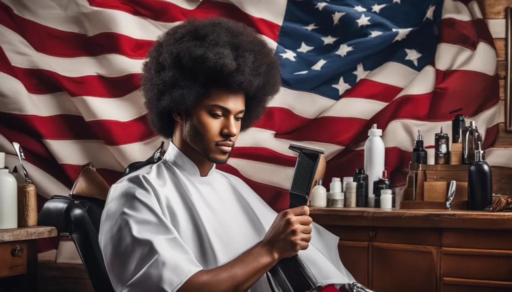 corte americano no cabelo afro