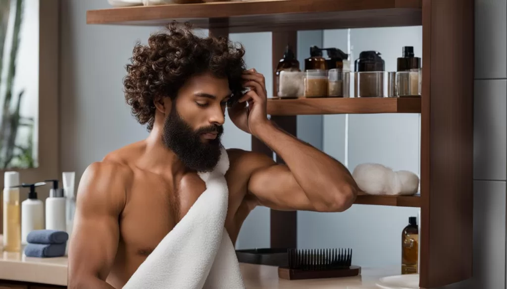dicas de hidratação para cabelos cacheados masculinos