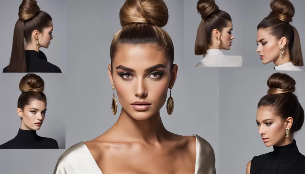 penteado com topete