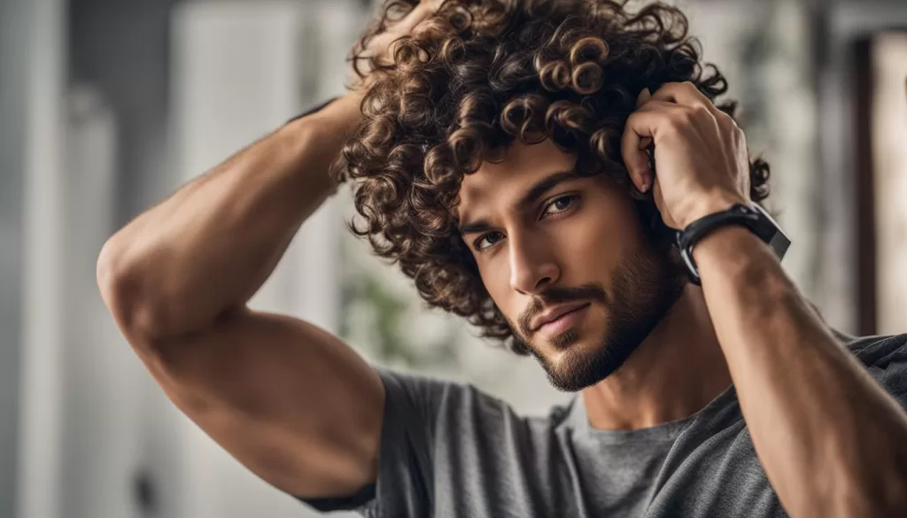 técnicas de estilização para cabelo cacheado masculino tipo 3b